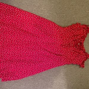 LOVE BIRDS MINI DRESS RED